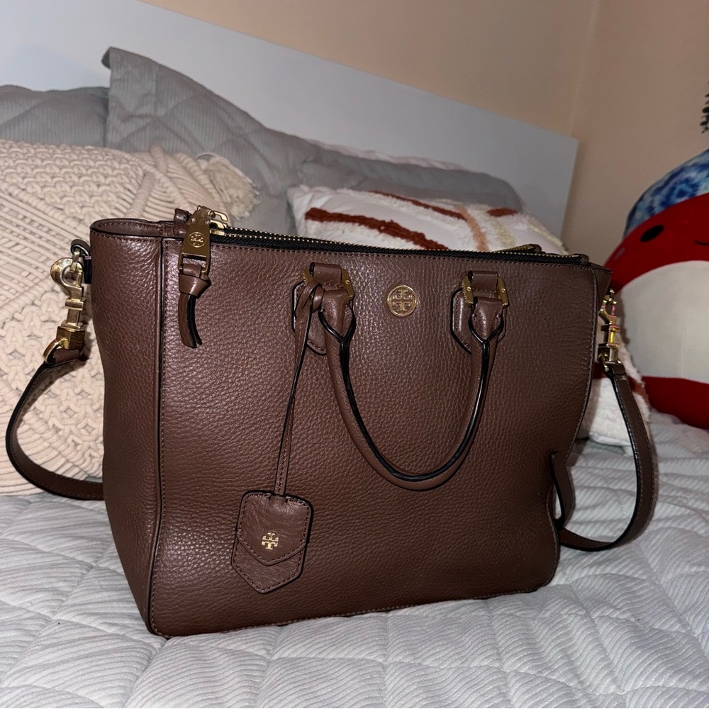 Tory Burch Robinson Pebbled Leather Tote